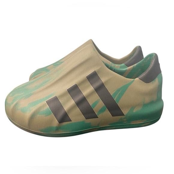 adidas Other - Adidas Kids Green and Gray Slip-On Shoes